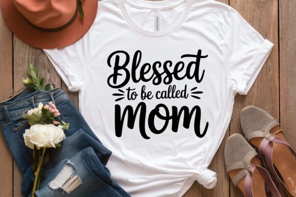 Blessed to Be Call Mom SVG for Crafts and Graphics