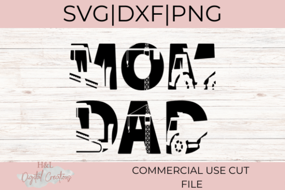 Construction Mom and Dad Svg: Graphics for Crafts
