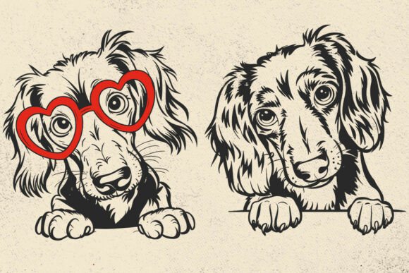 Dachshund SVG for Crafts and Graphics Branding