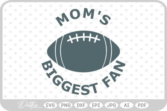 Football Mom SVG: Graphics for Crafts & Branding