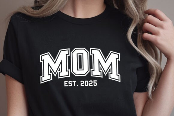 Mom Est 2025 SVG: Modern Graphics for Crafts