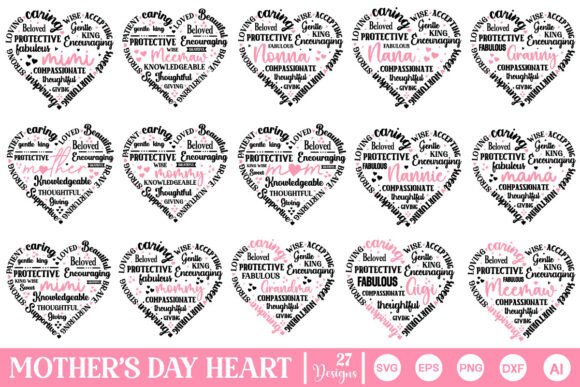 Mom Heart Graphics for Crafts: A Brand Review