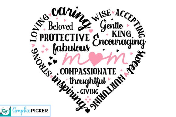 Mom Heart SVG: Crafts & Graphics for Branding