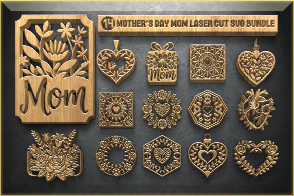 Mother's Day Mom Bundle: Graphics for Crafts & Brands
