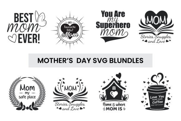 Mother's Day SVG Bundle: Graphics for Crafts