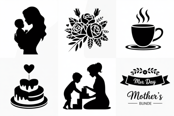 Mother's Day SVG Bundle: Graphics for Crafts
