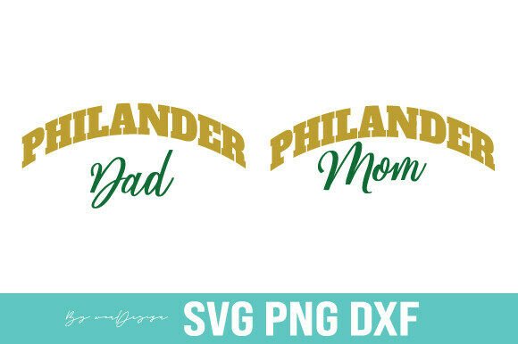 Philander Smith MOM DAD HBCU Graphics for Crafts