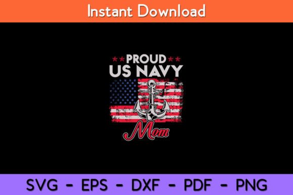 US Navy Proud Mother: Graphics for Crafts